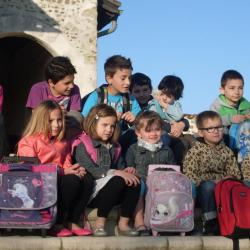Départ pour l'école 10 avril 2014